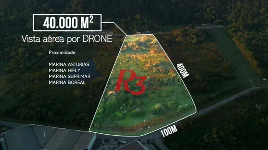 Lote/Terreno à venda, 40000m² no CING, Guarujá