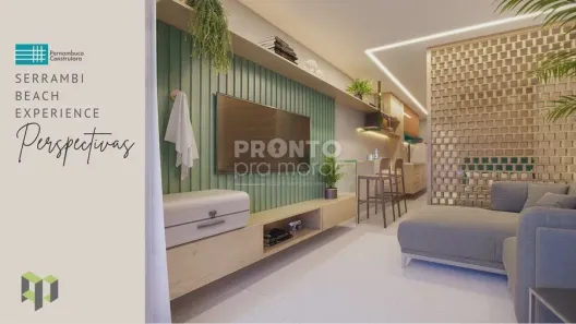 Apartamento com 1 Quarto à venda, 31m² no Centro, Ipojuca