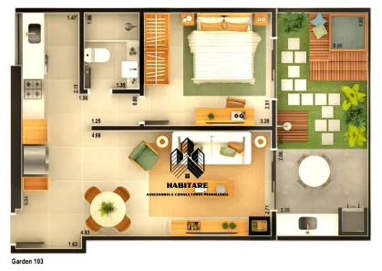 Apartamento com 1 Quarto à venda, 55m² no Jardim Botânico, Rio de Janeiro
