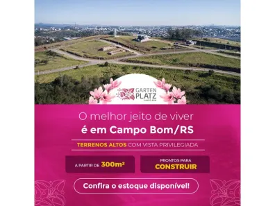 Lote/Terreno à venda, 330m² no P Santo Antonio, Campo Bom