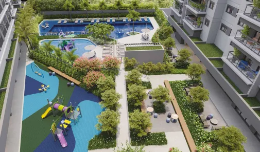 Blue Marine Home Resort - 76m² no Vila Monte Alegre, São Paulo