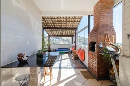 Cobertura com 3 Quartos à venda, 140m² no Caiçara-Adelaide, Belo Horizonte