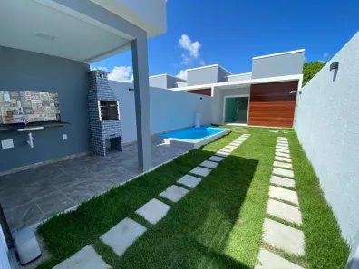 Casa com 2 Quartos para alugar, 72m² no Arembepe (Abrantes), Camaçari