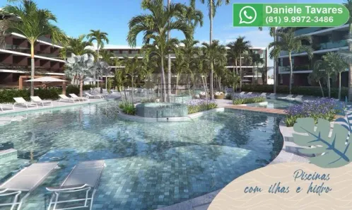 Flat com 1 Quarto à venda, 32m² no N. São do Ó, Ipojuca