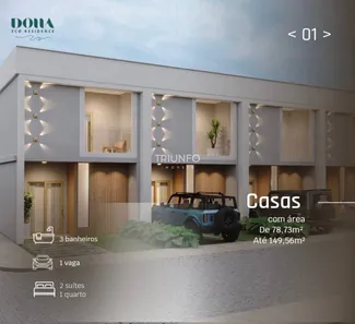 Casa de Condomínio com 3 Quartos à venda, 88m² no , Barreirinhas