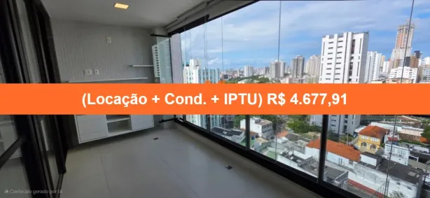Apartamento com 1 Quarto para alugar, 52m² no Graça, Salvador