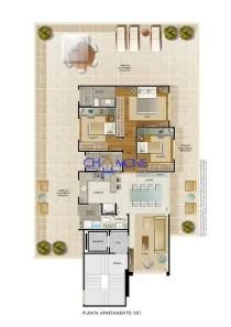 Apartamento com 3 Quartos à venda, 216m² no Gutierrez, Belo Horizonte