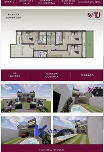 Sobrado com 4 Quartos à venda, 175m² no , Matinhos