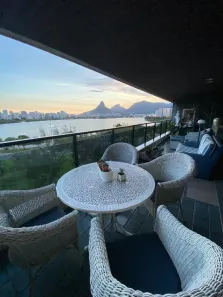 Apartamento com 4 Quartos para venda ou aluguel, 210m² no Lagoa, Rio de Janeiro
