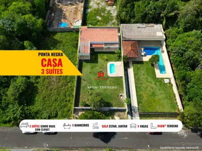 Casa de Condomínio com 3 Quartos à venda, 252m² no Ponta Negra, Manaus
