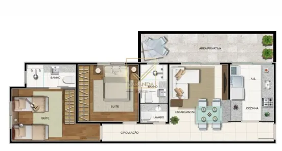 Apartamento com 4 Quartos à venda, 121m² no Cruzeiro, Belo Horizonte