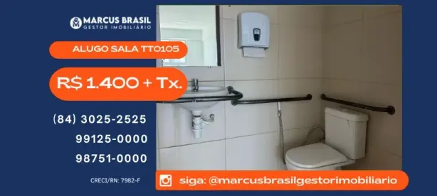 Sala Comercial para alugar, 31m² no Lagoa Nova, Natal