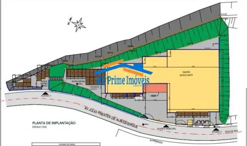 Galpão/Depósito/Armazém para venda ou aluguel, 2100m² no Embu Mirim, Itapecerica da Serra