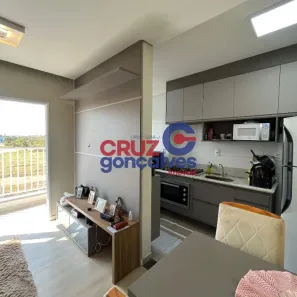 Apartamento com 2 Quartos para alugar, 48m² no Jardim Residencial das Palmeiras, Rio Claro