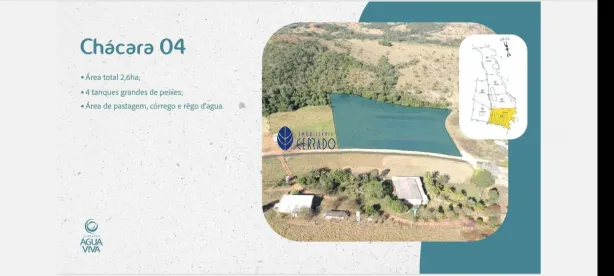 Fazenda/Sítio com 2 Quartos à venda, 450m² no , Gameleira de Goiás