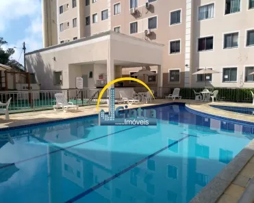 Apartamento com 2 Quartos para alugar, 58m² no Caji, Lauro de Freitas