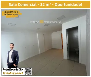 Sala Comercial para alugar, 32m² no Rio Vermelho, Salvador