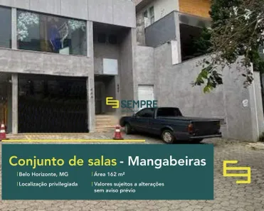 Sala Comercial para alugar, 162m² no Comiteco, Belo Horizonte
