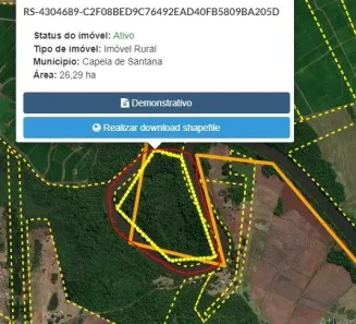 Lote/Terreno com 1 Quarto à venda, 273591m² no , Capela de Santana