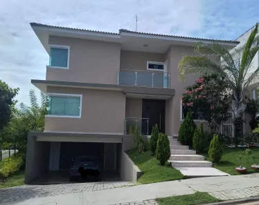 Casa de Condomínio com 4 Quartos para venda ou aluguel, 464m² no Alphaville (Abrantes), Camaçari