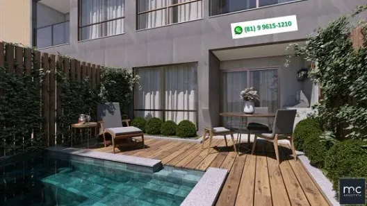 Flat com 1 Quarto à venda, 45m² no Porto de Galinhas, Ipojuca