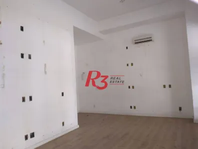Sala Comercial para alugar, 46m² no Gonzaga, Santos