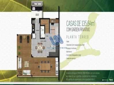 Casa de Condomínio com 3 Quartos à venda, 135m² no Açu da Torre, Mata de São João