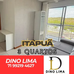 Apartamento com 3 Quartos à venda, 73m² no Itapuã, Salvador