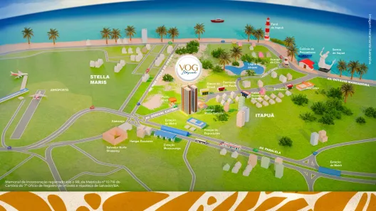 Apartamento com 3 Quartos à venda, 42m² no Itapuã, Salvador