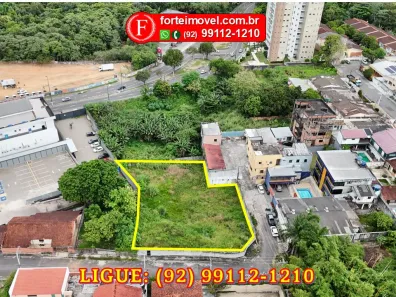 Lote/Terreno à venda, 1637m² no Dom Pedro I, Manaus