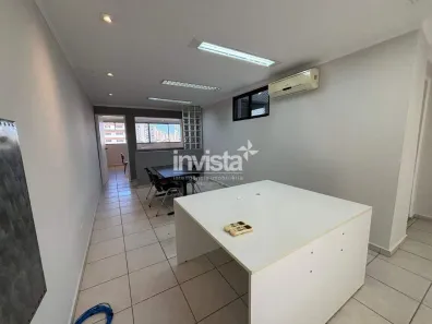 Sala Comercial para alugar, 79m² no Vila Belmiro, Santos