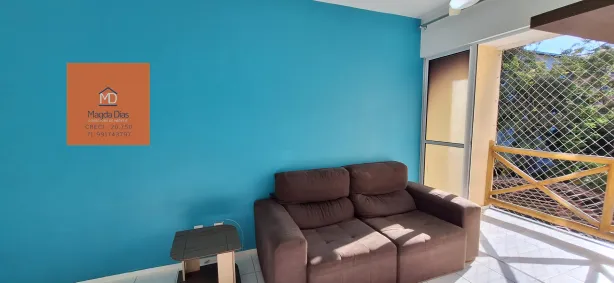 Apartamento com 2 Quartos para alugar, 55m² no Vila de Abrantes (Abrantes), Camaçari