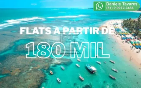 Flat com 1 Quarto à venda, 20m² no Porto de Galinhas, Ipojuca