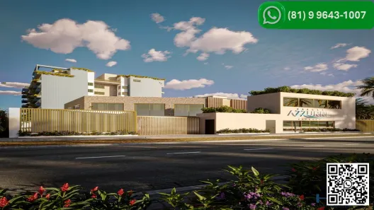 Flat com 1 Quarto à venda, 28m² no Serrambi, Ipojuca