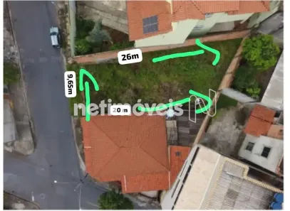 Lote/Terreno à venda, 230m² no Diamante (Barreiro), Belo Horizonte