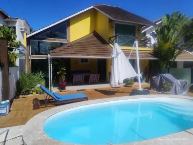 Casa de Condomínio com 7 Quartos para venda ou aluguel, 580m² no Condomínio Ilha Mar, Vera Cruz