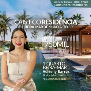 Apartamento com 1 Quarto à venda, 36m² no N. São do Ó, Ipojuca
