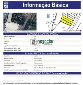 Lote/Terreno com 1 Quarto à venda, 12000m² no Casa Amarela, Betim