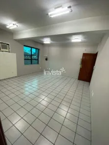 Sala Comercial para alugar, 32m² no Macuco, Santos