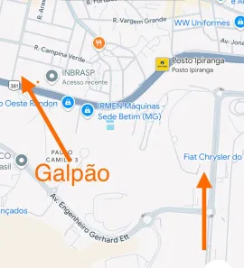 Galpão/Depósito/Armazém para alugar, 1200m² no Jardim Teresópolis, Betim