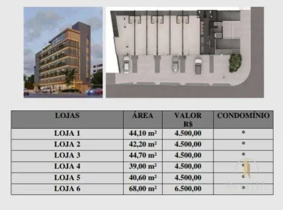 Sala Comercial para alugar, 44m² no Manaíra, João Pessoa