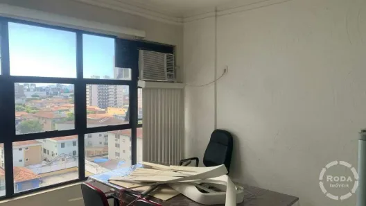 Sala Comercial com 1 Quarto para alugar, 44m² no Aparecida, Santos