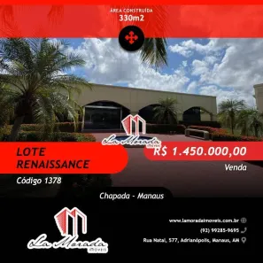 Lote/Terreno à venda, 330m² no Chapada, Manaus