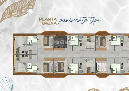 Flat com 1 Quarto à venda, 26m² no Centro, Ipojuca