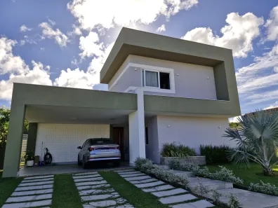 Casa de Condomínio com 4 Quartos para alugar, 464m² no Alphaville (Abrantes), Camaçari