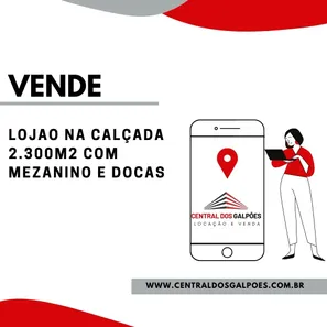 Ponto Comercial à venda, 1600m² no Calçada, Salvador