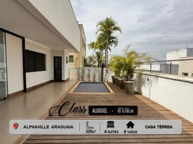 Casa de Condomínio com 4 Quartos para alugar, 320m² no Alphaville Flamboyant Residencial Araguaia, Goiânia