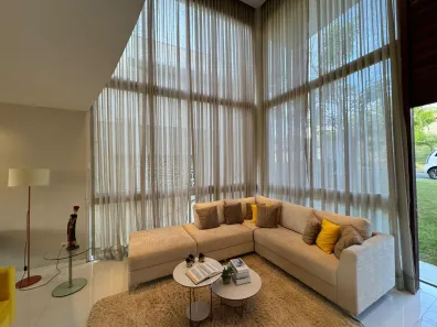 Casa de Condomínio com 3 Quartos para venda ou aluguel, 380m² no Alphaville (Abrantes), Camaçari