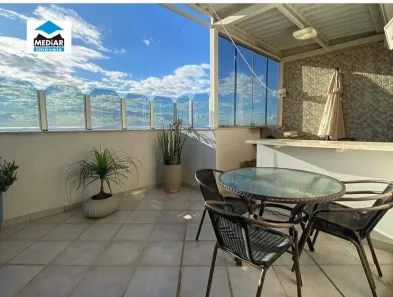 Cobertura com 2 Quartos à venda, 124m² no União, Belo Horizonte