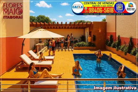 Apartamento com 2 Quartos à venda, 46m² no Santo Expedito, Itaboraí